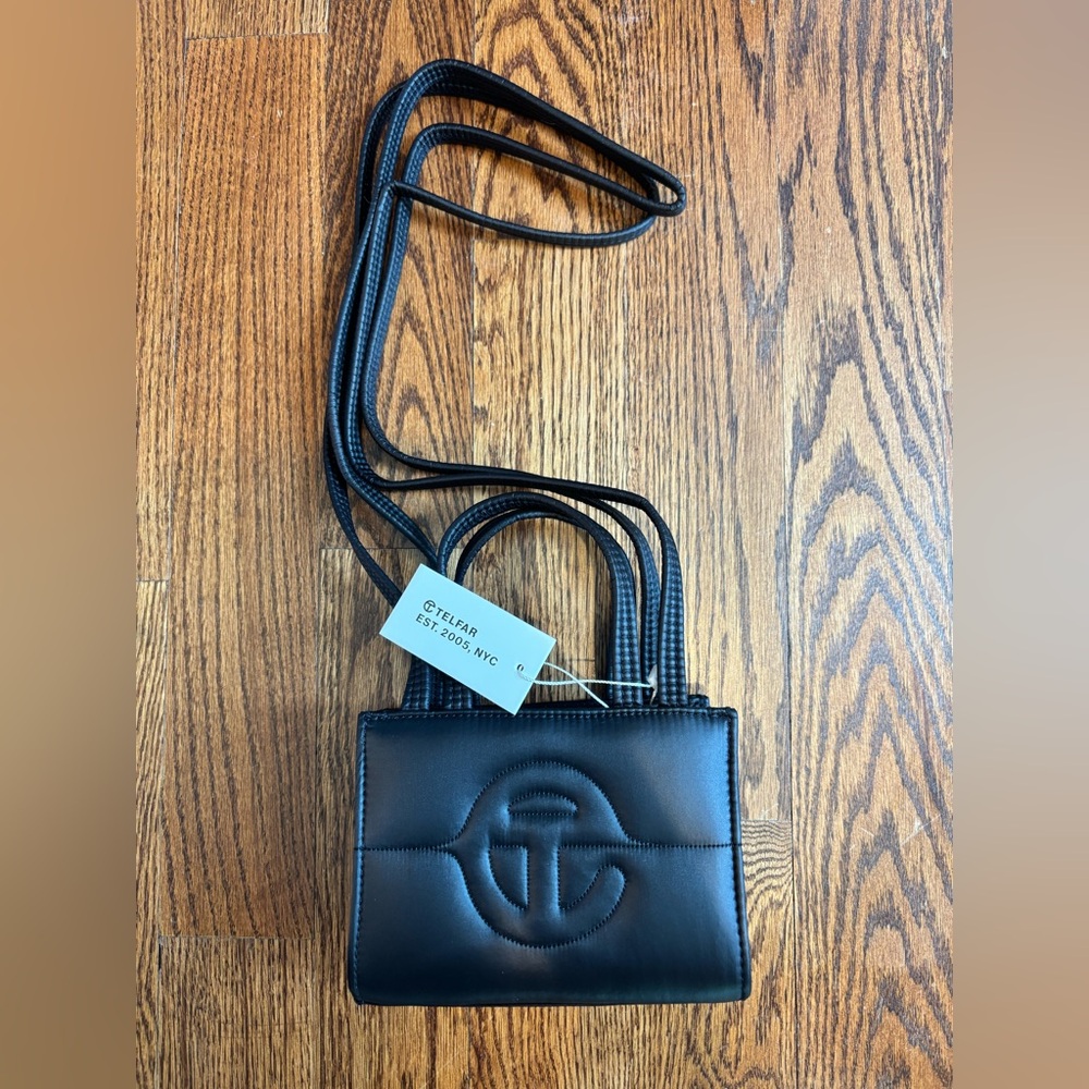 TELFAR Small Puff Shopper Bag in Black (BRAND NWT)